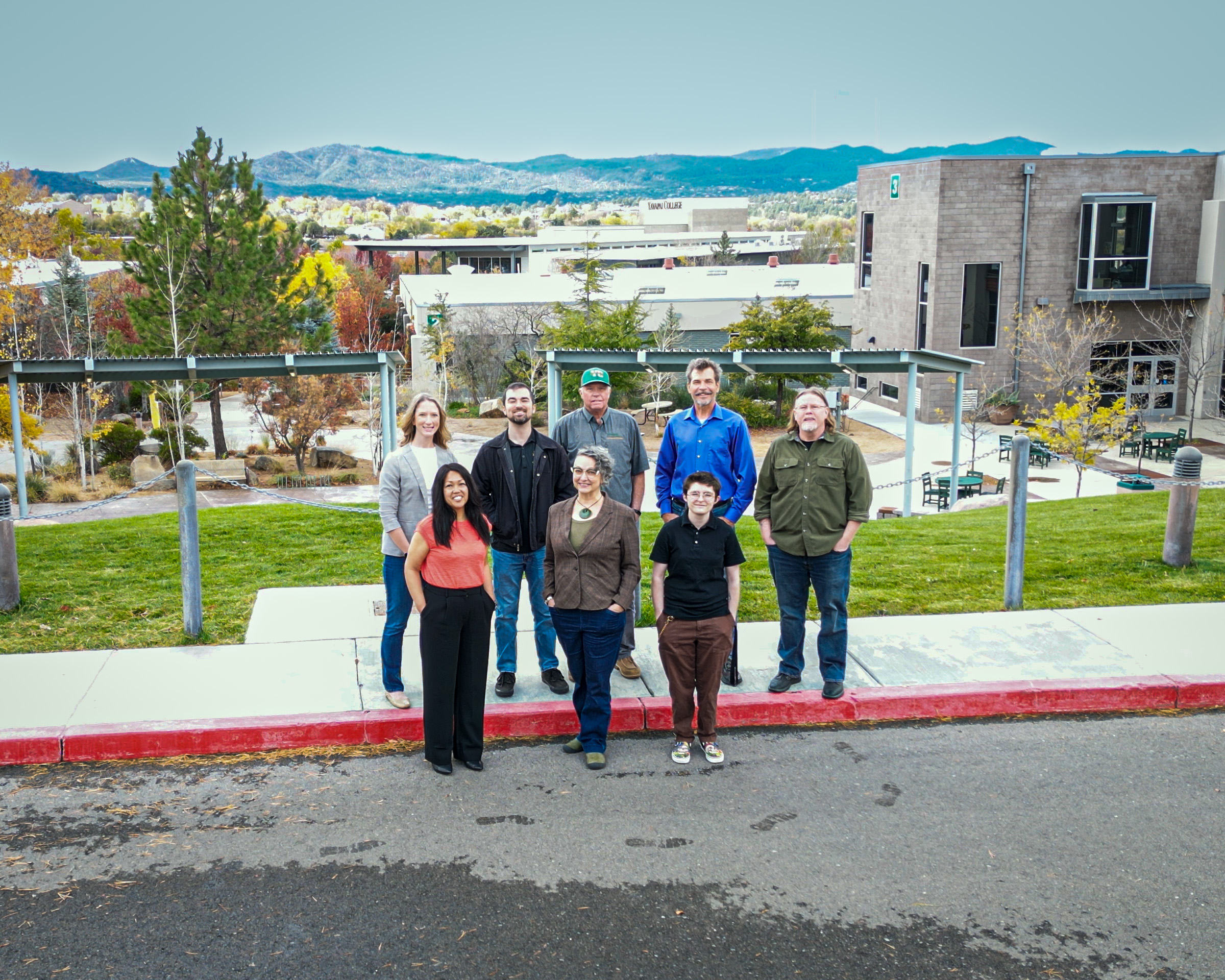 TeLS staff standing together outside