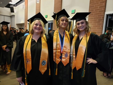 PTK students graduating image