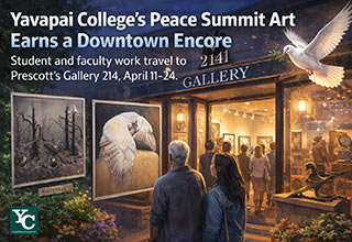 Gallery exterior at night