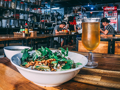 Salad and Beer