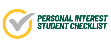 personal interest student checklist