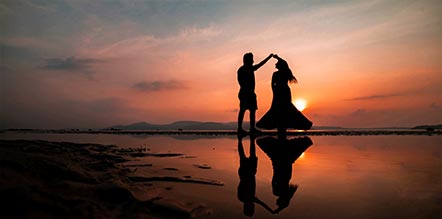 Couple on the beach
