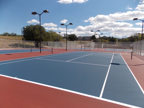 tennis courts