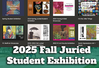Posters of previous student exhibitions