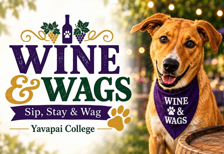 Wine and Wags mascot