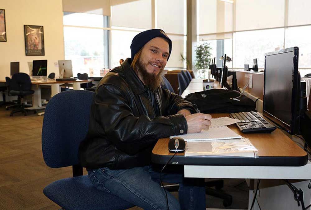 U.S. Navy veteran and YC student Justin Hysom-Call 