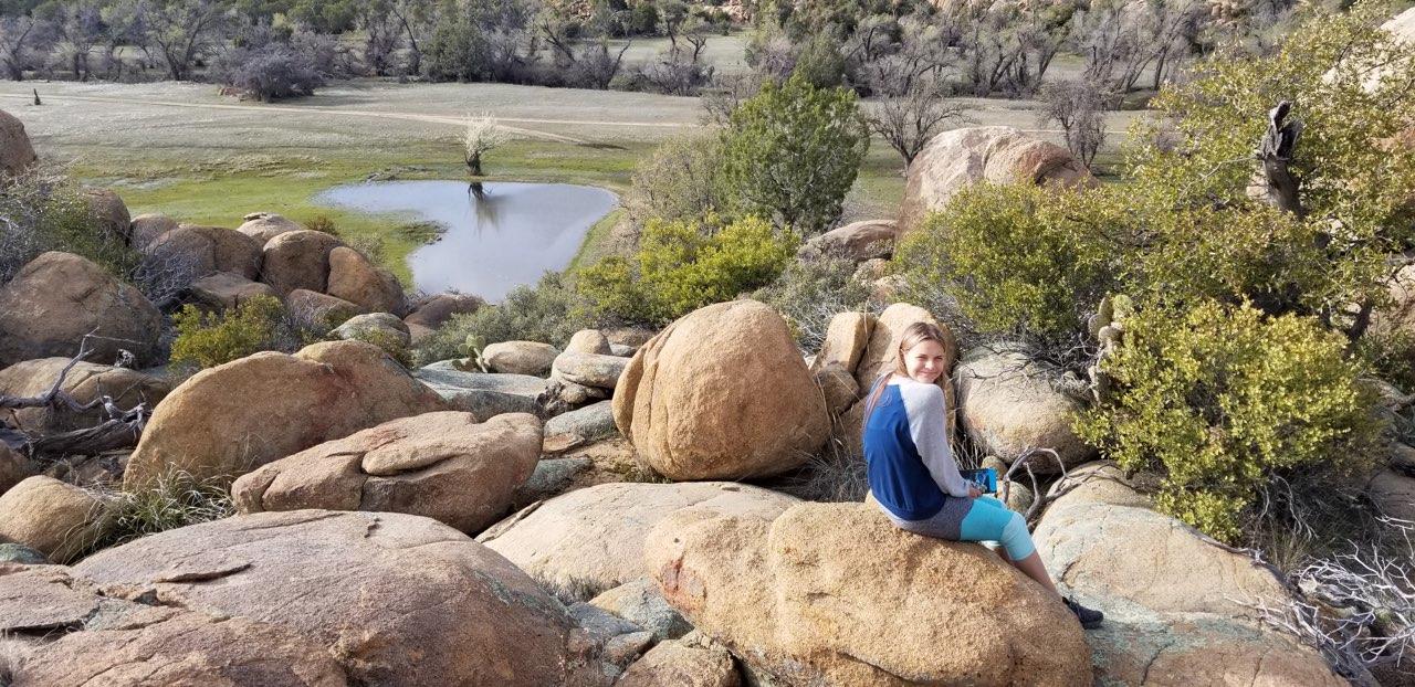 Kailey McDonald thrived online during spring semester with a little help from her cellphone