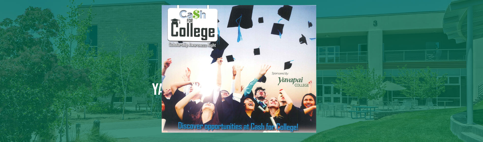 Cash for College Scholarship banner