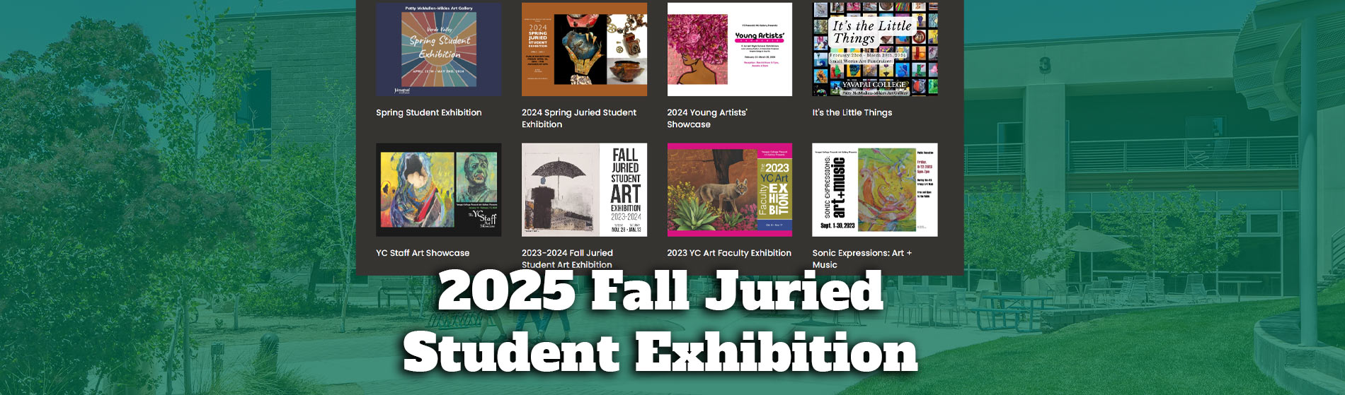Posters of previous student exhibitions
