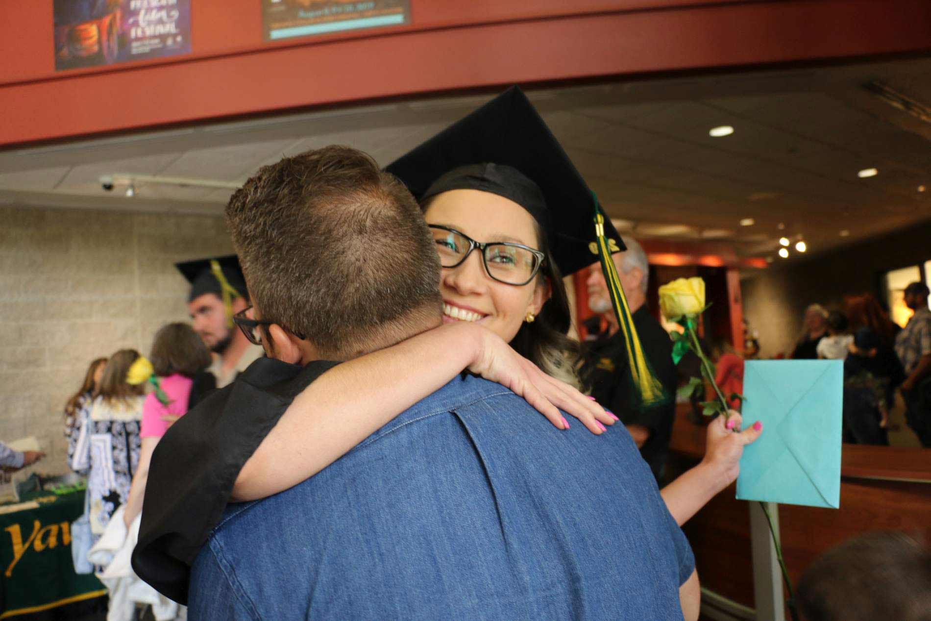 Students obtained their GEDs via YC's Adult Basic Education program have taken a big step