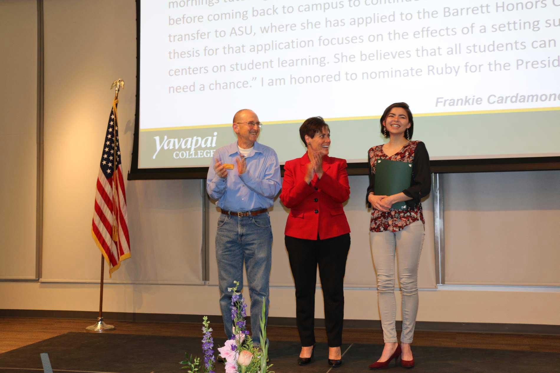 Outstanding students of the Prescott Campus honored for academic accomplishments