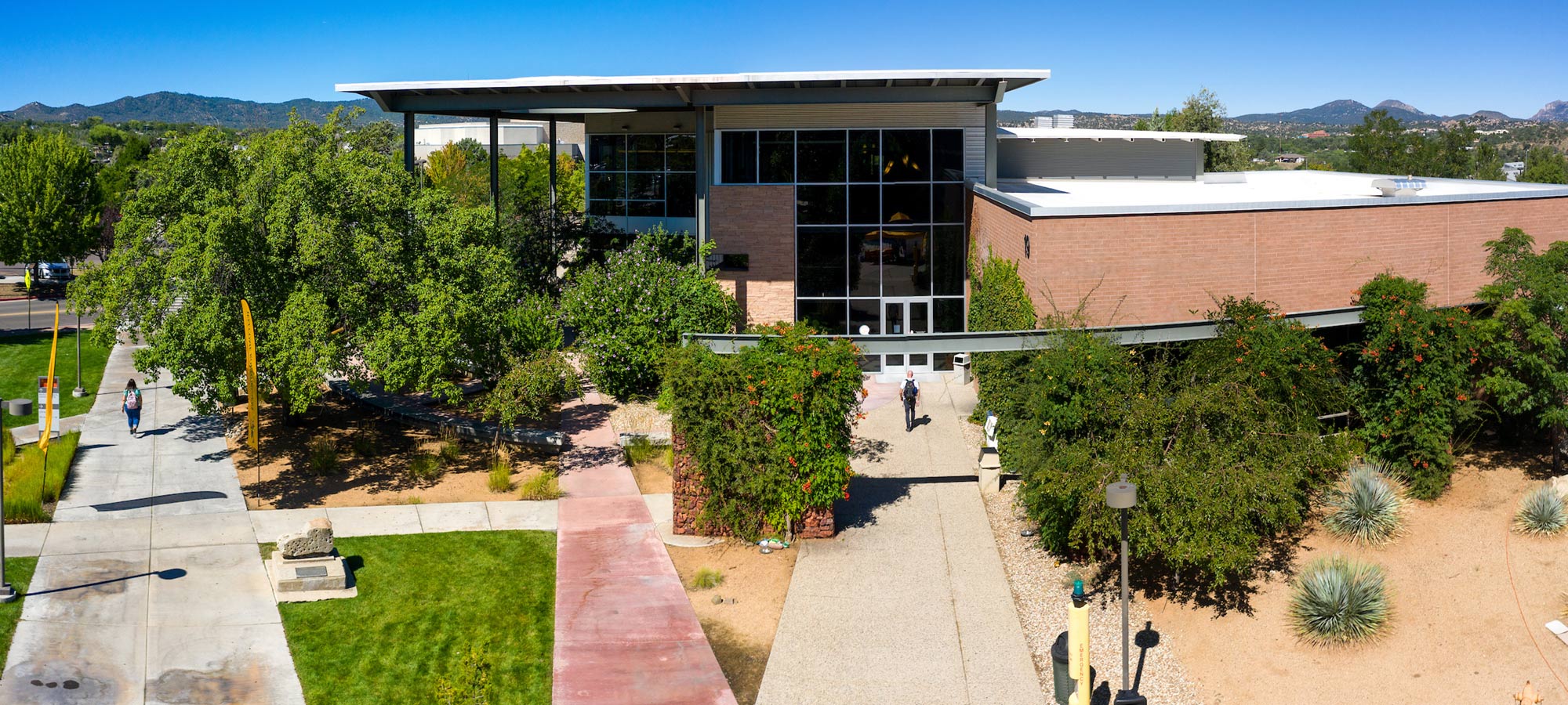 Morning light across Yavapai College's Prescott Campus